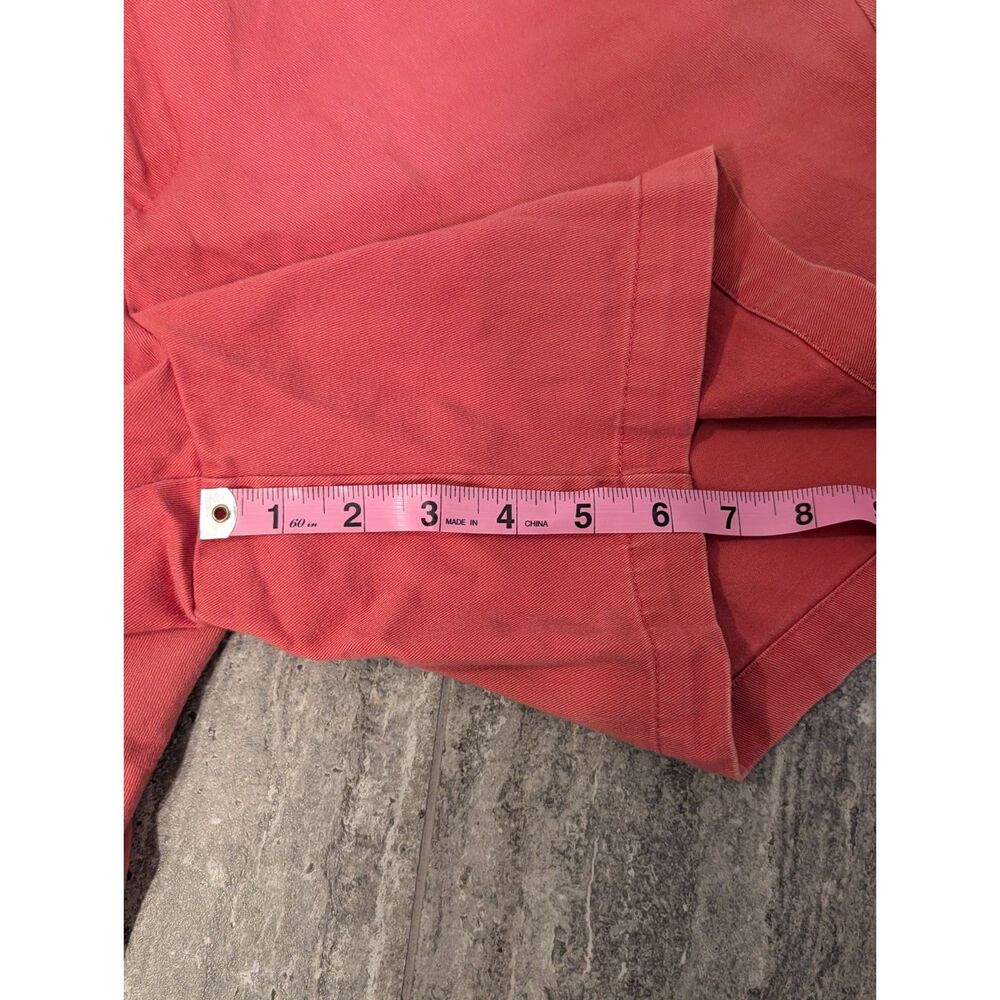 Ralph Lauren Sport Pink Salmon Chino Shorts Women’s Size 14 100% Cotton - Picture 11 of 11